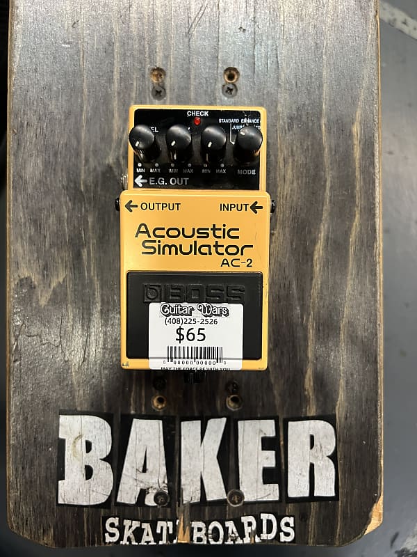 Boss AC-2 Acoustic Simulator (Silver Label) 1997 - 2006 - Yellow image 1