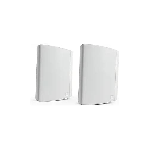 Definitive Technology Dymension AW-650 Outdoor Speaker (White, Pair), Two-Way Surface Mount Wired Speakers, 6.5&quot; Woofer, 1? Tweeter, &amp; 5?x10 Passive Bass Radiator, IP66 All-Weather Outdoor Speakers  			