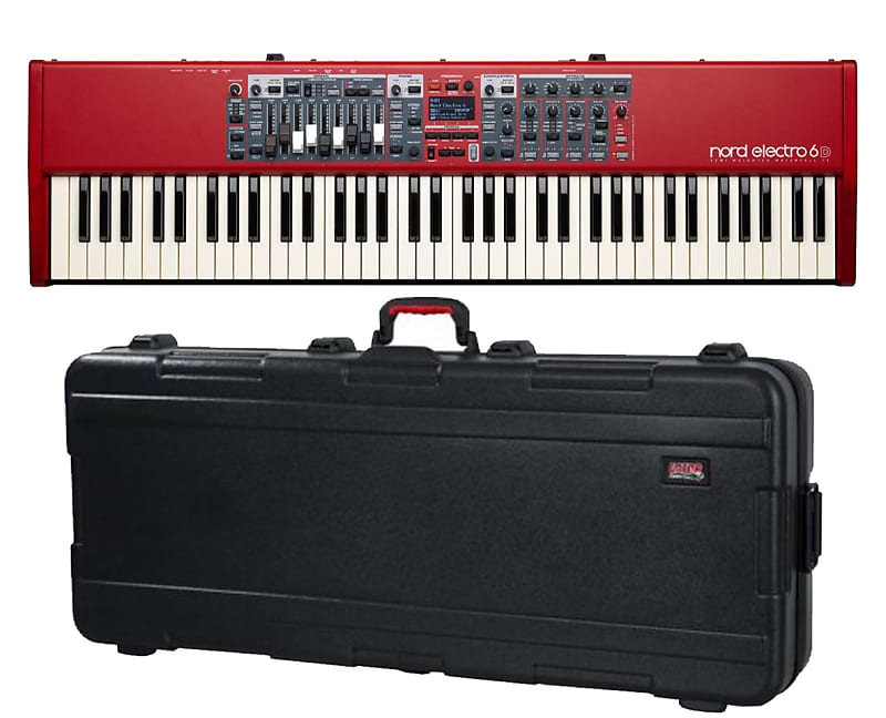 Nord Electro 6D 73 73-Key Semi-Weighted Stage Piano + Gator Cases TSA Case image 1