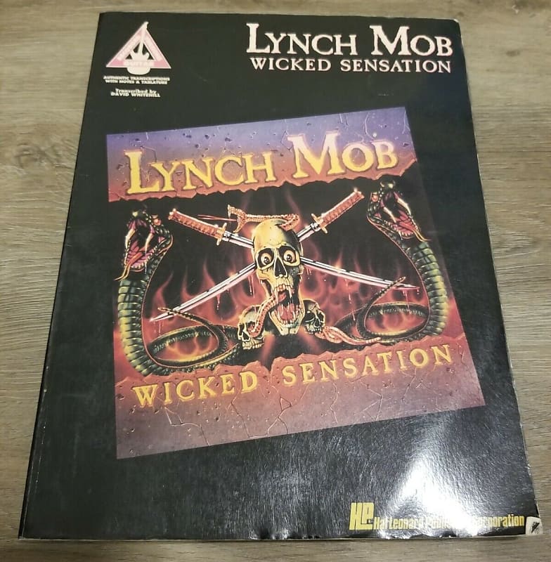 LYNCH MOB - WICKED SENSATION - GUITAR TAB BOOK - TABLATURE