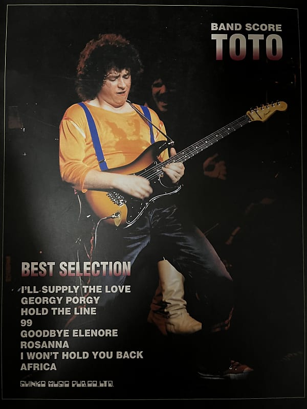 Toto - Super Best - Guitar tab / tablature Book - Japan Steve Lukather