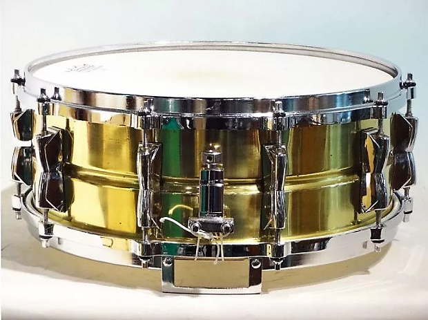 Yamaha SD-495 14x5.5" Brass Snare Drum image 1