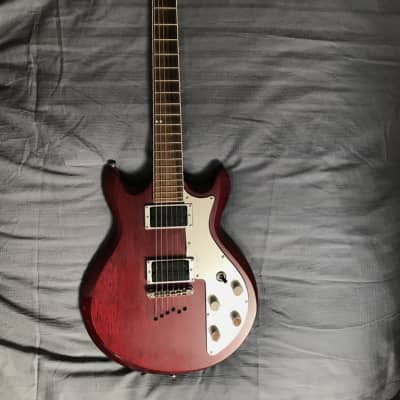 Ibanez AXS32 Double Cutaway HH 2010s Dark Red Stained Flat for sale