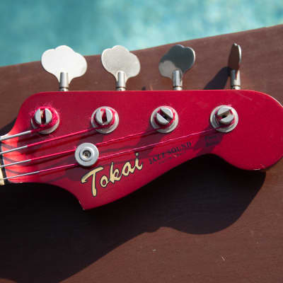 Classic Tokai TJB-45 Jazz Sound Bass - Made in Japan - Candy