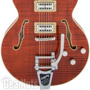Gretsch G6609TDC Players Edition Broadkaster Center Block - Bourbon Stain  Bigsby Tailpiece image 3
