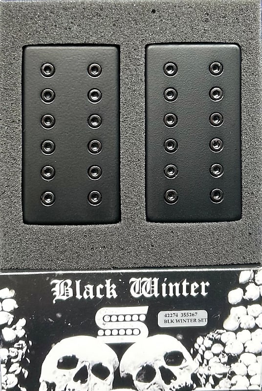 Seymour Duncan Black Winter "Blackened" Pickup Set Matte Reverb