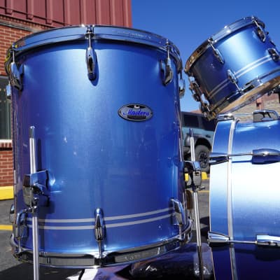 Pearl Masters Maple Complete MCT Series - Chrome Contrail Lqr. -  4pc Shell Pack (10,12,16,22") image 8