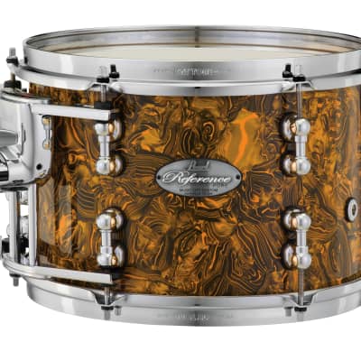 Pearl Music City Custom 12"x10" Reference Pure Series Tom GOLDEN YELLOW ABALONE RFP1210T/C420 image 1