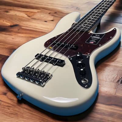 Fender AM Pro II Jazz (5), Olympic White / Rosewood image 3
