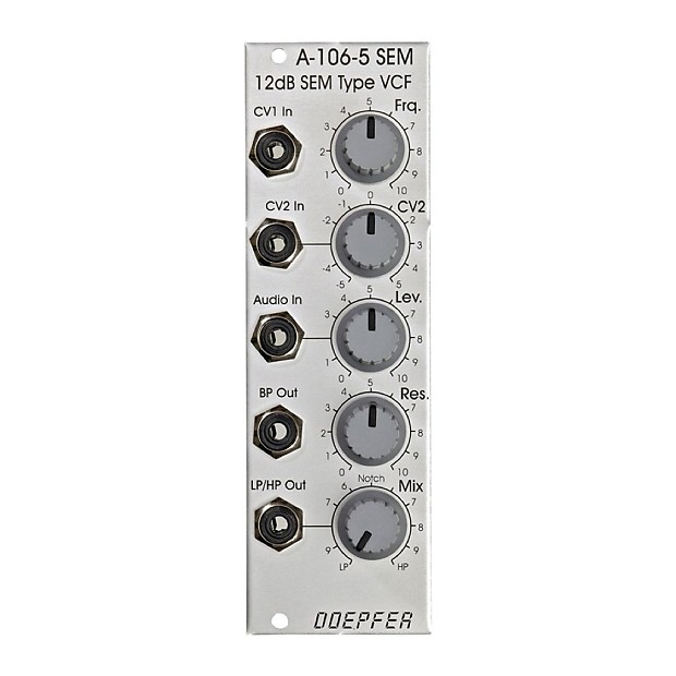 Doepfer A-106-5 12dB SEM Type Voltage Controlled Filter image 1