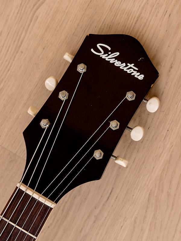1958 Silvertone H61 Vintage Archtop Guitar Harmony USA