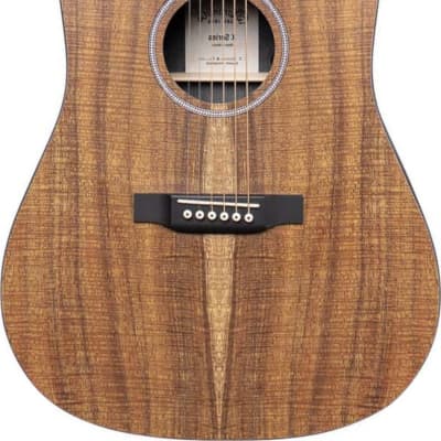 Martin D-X1E Koa Left Handed (HPL Top) Acoustic Electric Guitar w/ Gig Bag image 2