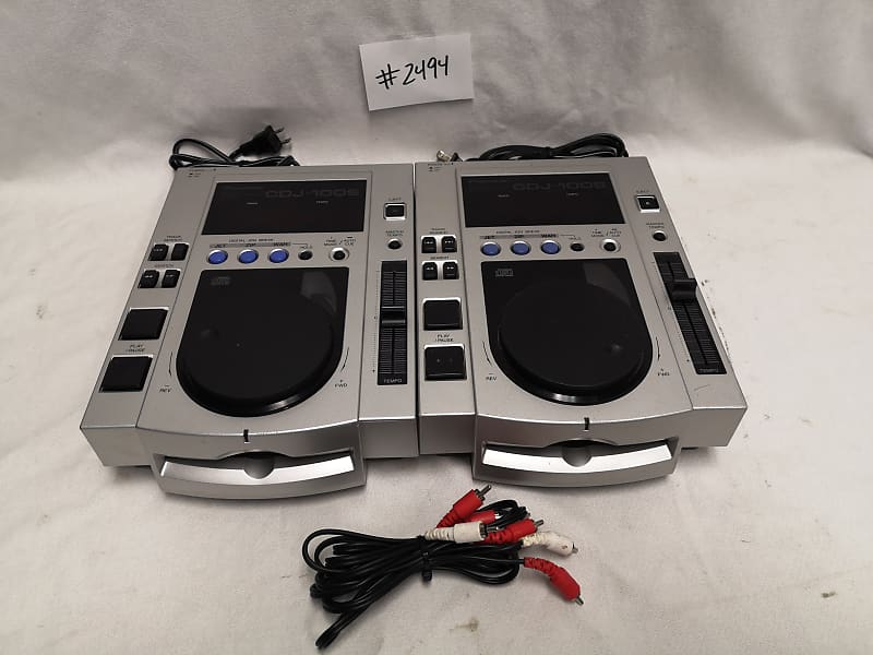 Pioneer CDJ-100S CD Players #2494 Sold Together As A Pair