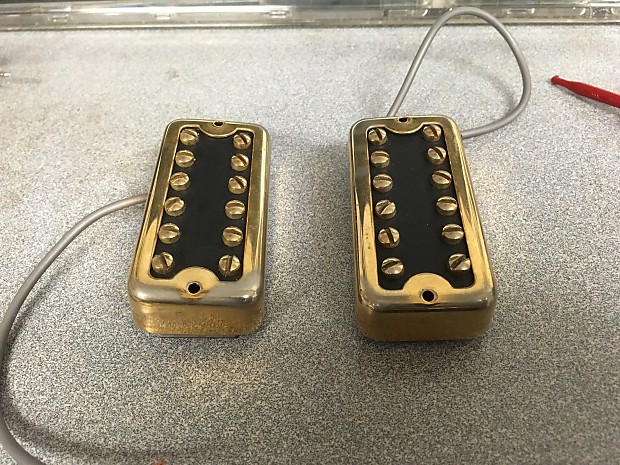 Gretsch Filtertron pickups 1973 18K Gold-Plated | Reverb