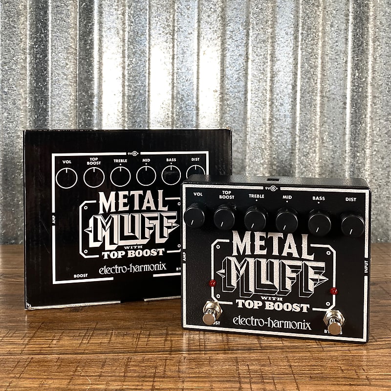 Electro-Harmonix EHX Metal Muff with Top Boost Guitar Effect Pedal image 1