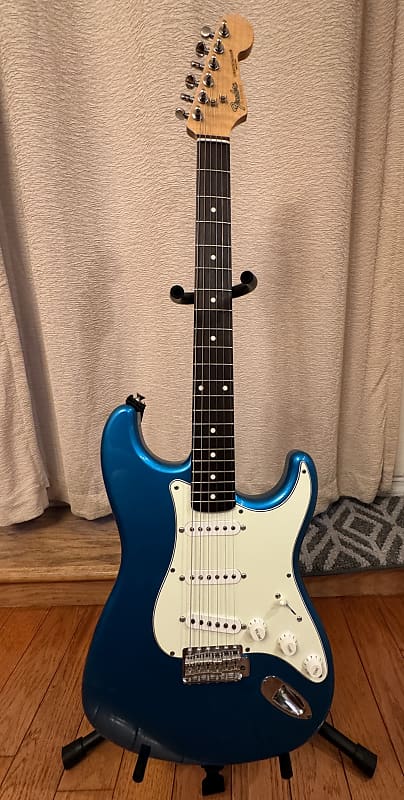 Fender Stratocaster 1987 E Series Fujigen Japan - Lake Placid Blue SPARKLE image 1