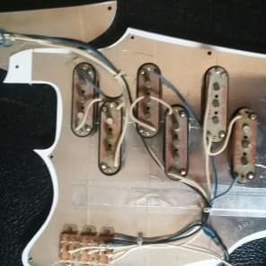Curtis Novak Split Single Coil Pickups fully wired with pots Curtis Novak Split Single Coil Pickups fully wired with pots