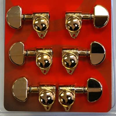 NEW Grover Gold 3X3 Tuners (102-18G) - 18 to 1 Ratio - 3 Per Side image 1