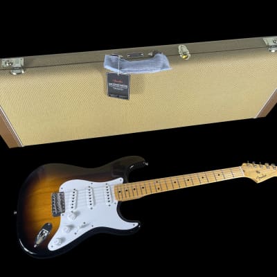 2022 Fender Stratocaster 1955 Custom Shop '55 Reissue Strat NOS ~ Wide Fade 2-Tone Sunburst image 11