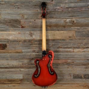 Ampeg AEB-1 Fretted Bass Redburst 1960s image 5