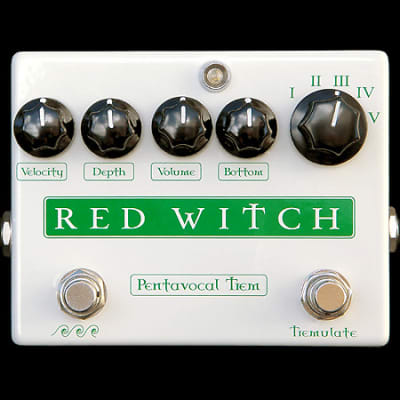 Reverb.com listing, price, conditions, and images for red-witch-pentavocal-tremolo-pedal