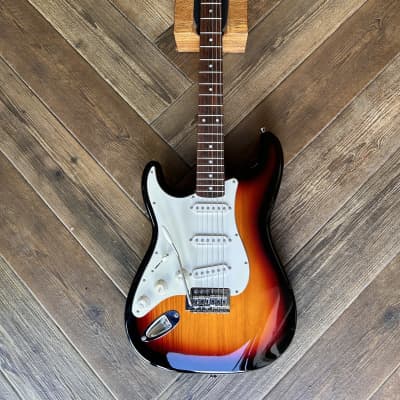 Johnson  left handed Stratocaster  - Sunburst for sale