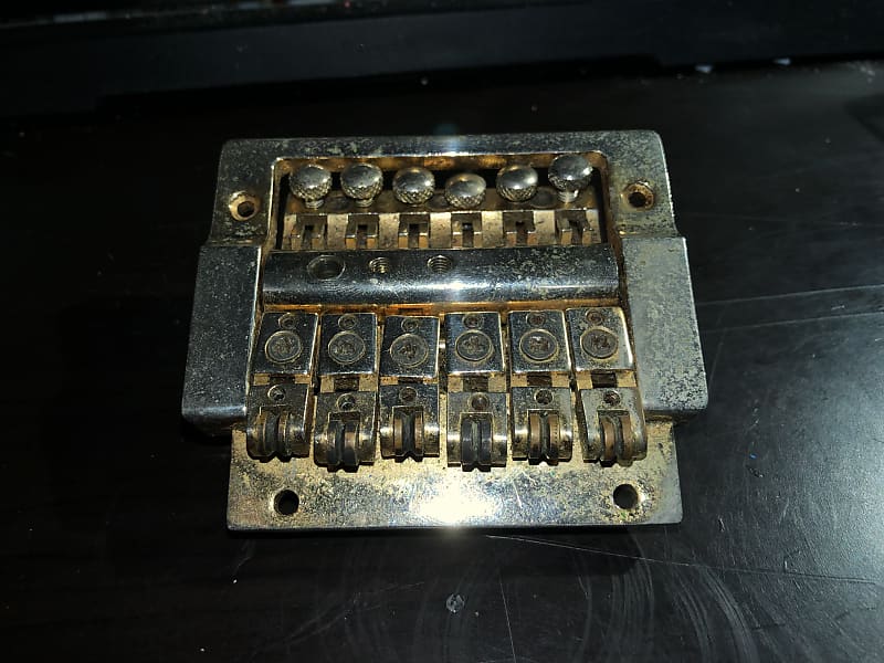 Vintage kahler Gold tremolo bridge | Reverb