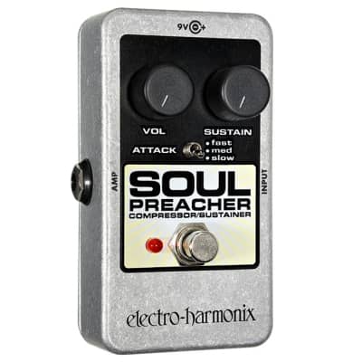 New Electro-Harmonix EHX Soul Preacher Compressor Sustainer Guitar Effects Pedal image 1