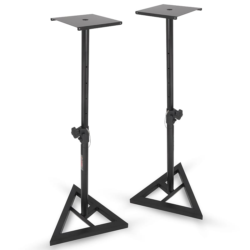 5 Core Speaker Stand Pair Heavy Duty Three Point Triangle | Reverb