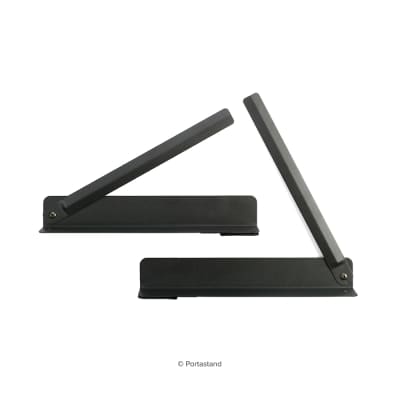 PortAStand Universal Music Stand Shelf Extensions (Pair) 2020 Black image 2