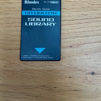 Roland SN-U01-07R Electric Guitar Data Card for U-110 U-20 U-220 D-70