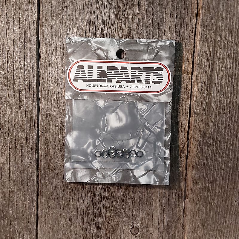 Allparts TK7716003 Metal Black Tuner Spring Washers (12) Reverb
