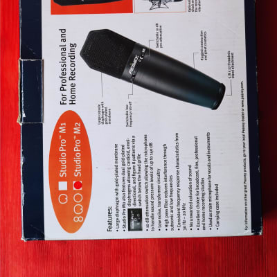 Peavey Studio Pro M2 Großmembran-Kondensatormikrofon. Schwarz. TOP Zustand. OVP! image 7