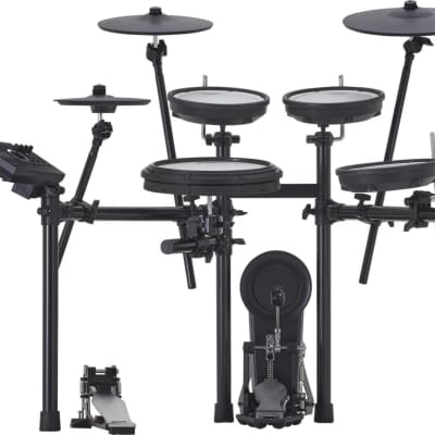 Roland TD-17KV2 V-Drums 2nd Gen 5-Piece Electronic Drum Kit, Black