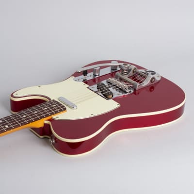 Fender  Telecaster Custom Classic '60's with Bigsby Solid Body Electric Guitar (2004), ser. #R028045, original black gig bag case. image 7