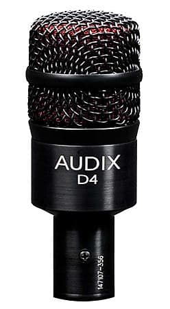 Audix D4 Hypercardioid Dynamic Drum and Instrument Microphone image 1