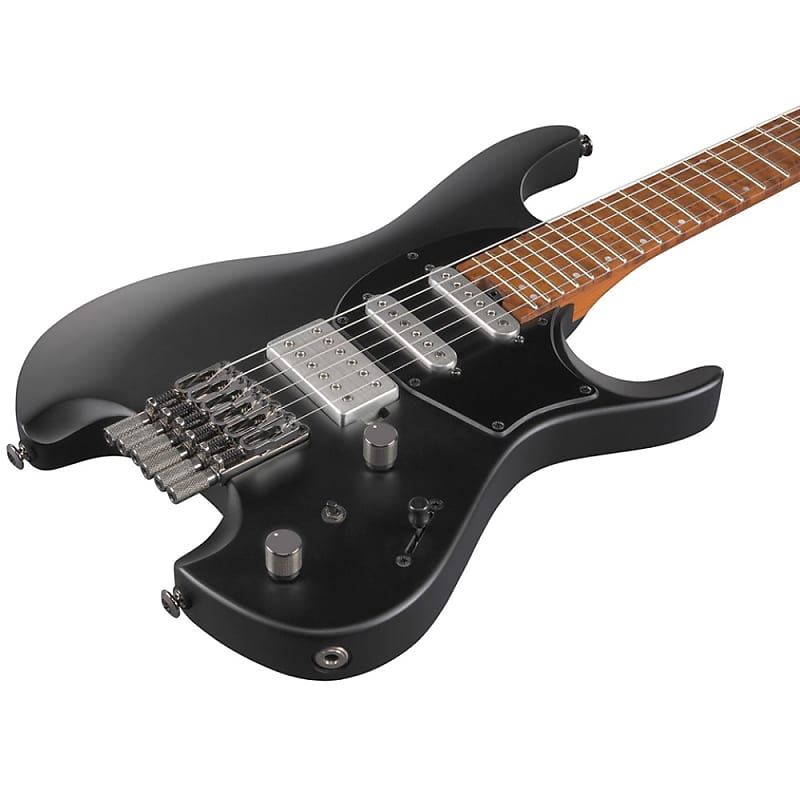 Ibanez Q54-BKF Q Series Headless Electric Guitar, Black Flat | Reverb