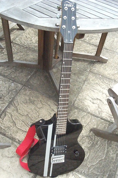 CB SKY Guitare électrique pleine grandeur 99,1 cm pour adulte
