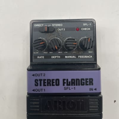 Arion SFL-1 Stereo Flanger Analog Vintage Guitar Effect Pedal MIJ Japan image 2