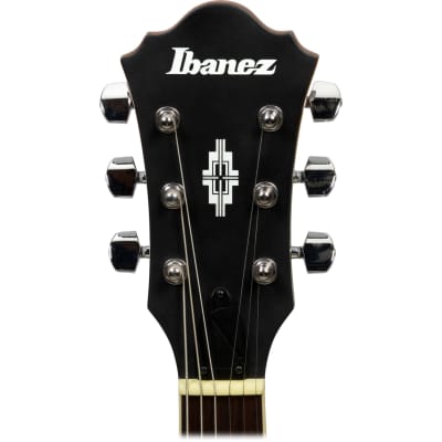 Ibanez AF55 Artcore Series Hollow-Body Electric Guitar (Tobacco) with Strings, Tuner & Stand image 8