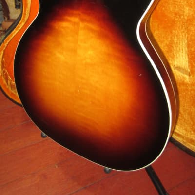 1965 Hagstrom Viking Hollowbody Electric Sunburst w. Original Hard Case image 9