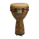 REMO Djembe, MONDO(TM), Key-Tuned, 12" x 24", SKYNDEEP FIBERSKYN, Contour Tuning Brackets, Multi-Mask Finish