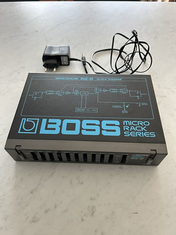Boss RGE-10 Micro Rack Series Graphic Equalizer | Reverb