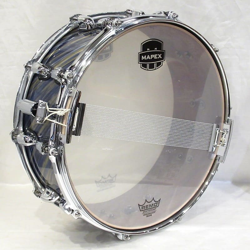 MAPEX Saturn IV Snare Drum 145.5 - Marin Spiral [SNMS4550]