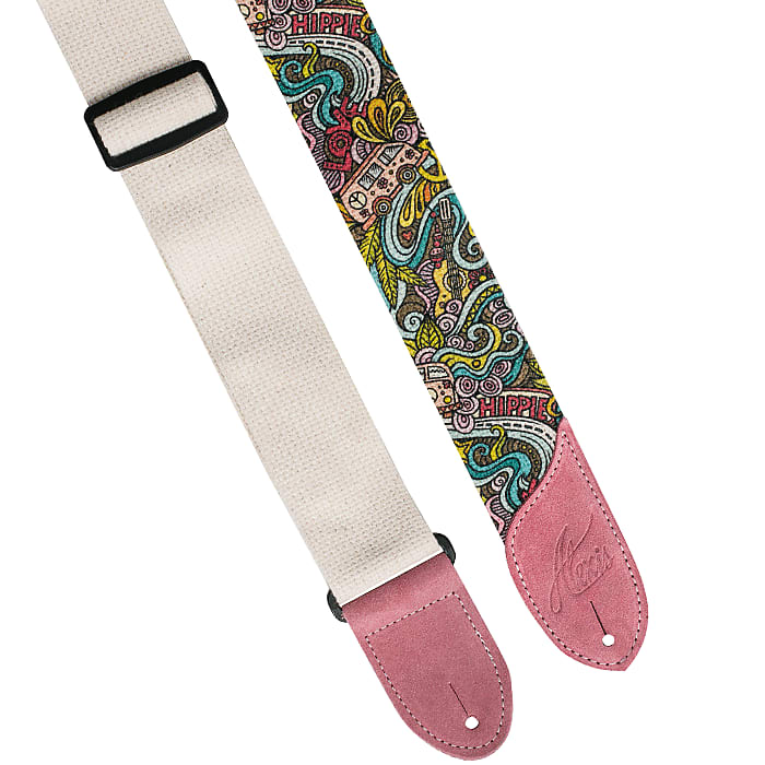 Guitar Strap Hippie Swirl Reverb 