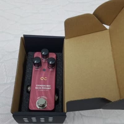 Reverb.com listing, price, conditions, and images for one-control-crimson-red-bass-preamp