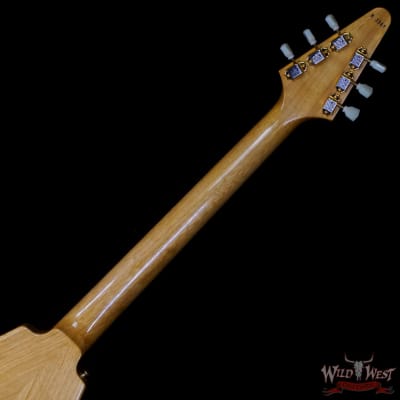 Gibson Custom Shop 1958 Korina Flying V Reissue Natural (Black Pickguard) image 5