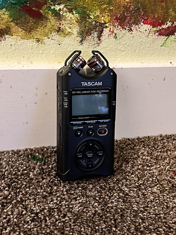 TASCAM DR40X 4Channel Portable Digital Recorder Reverb