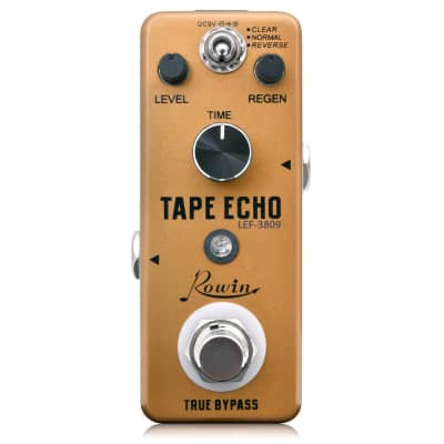 Rowin LEF-3809 Tape Echo Delay Guitar Effect Micro Pedal image 3
