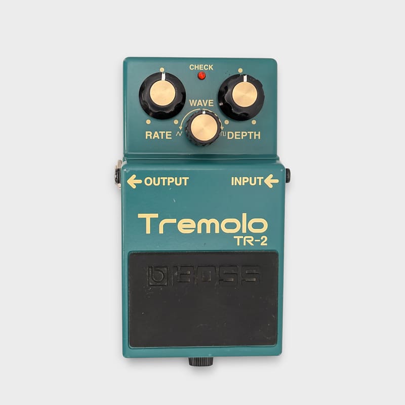 Boss TR-2 Tremolo (Silver Label) 1997 - Present - Green image 1